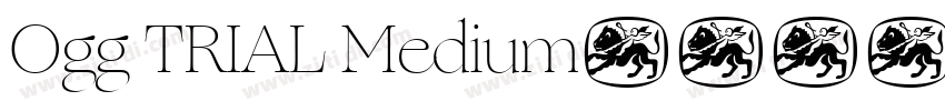 Ogg TRIAL Medium字体转换
